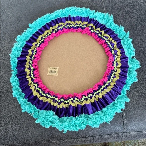 Natural Life Purple and Teal Steering Wheel Cover - Picture 2 of 2